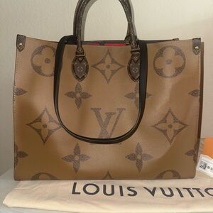 Louis Vuitton Brown Monogram Tote